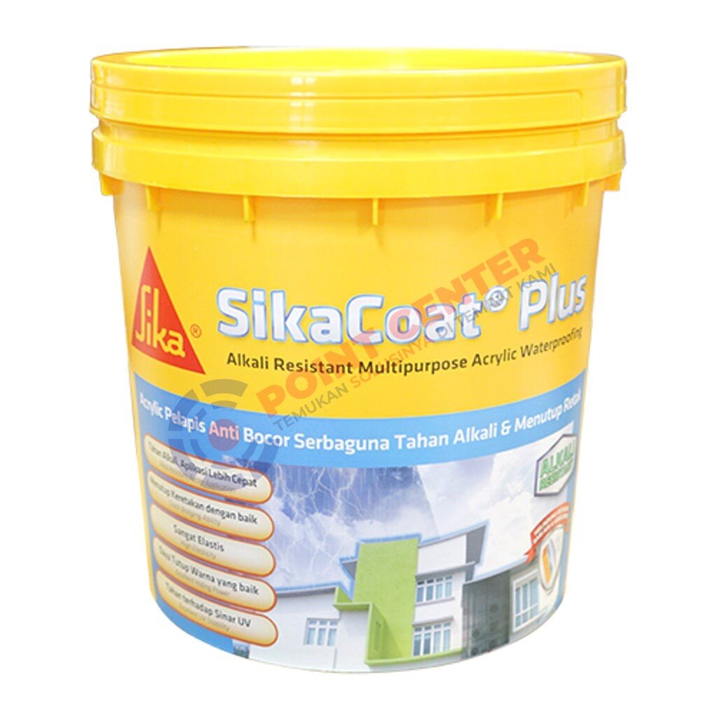 SikaCoat Plus Pelapis Anti Bocor Dinding Luar 1kg