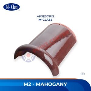 Genteng M-Class Nok (M-2) warna Mahogany per 10 keping