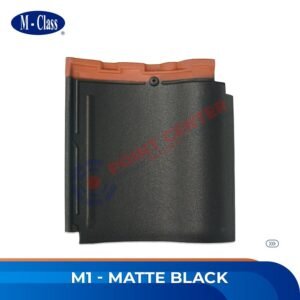 Genteng M-Class Badan (M-1) warna Matte Black per 100 keping