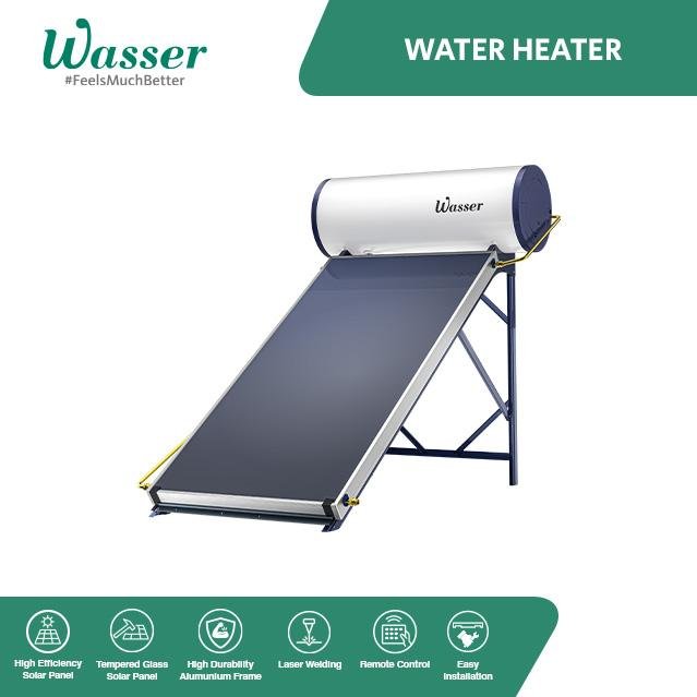 Wasser Water Heater Solar 120R-FLATROOF - 120 Liter - Image 2