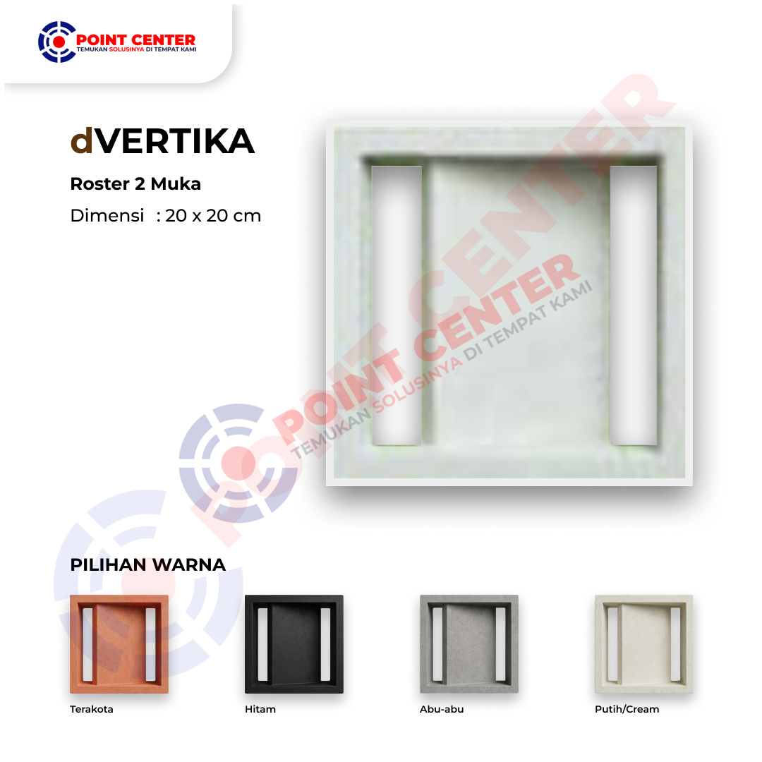 Roster 20 x 20 - 2 Muka dVertika