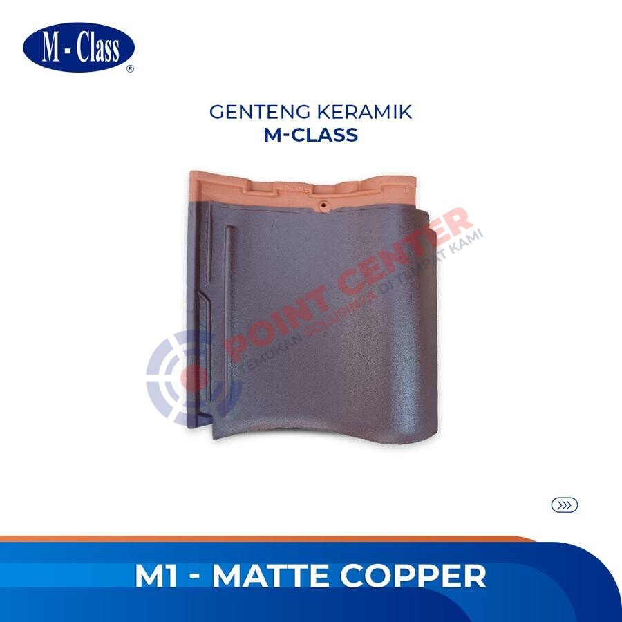 Genteng M-Class Badan (M-1) warna Copper per 100 keping