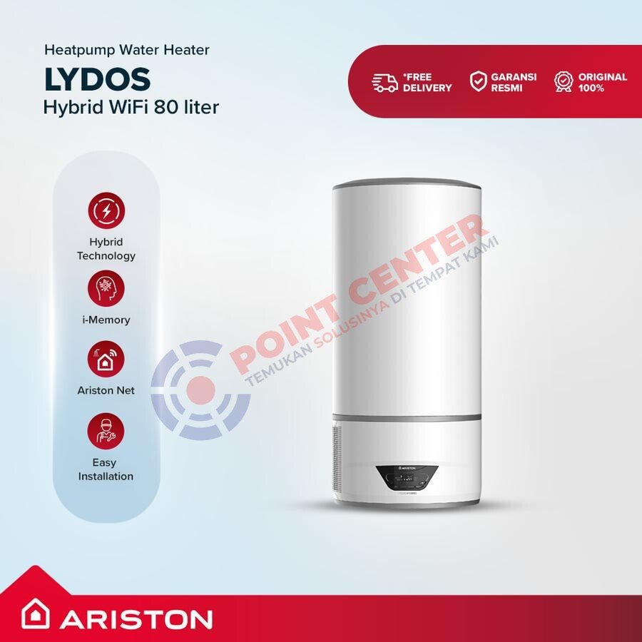 Ariston Water Heater LYDOS HYBRID Wi-Fi 80 - 80 L