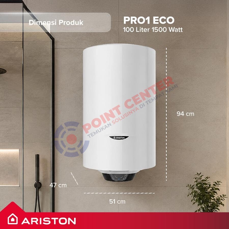 Ariston Water Heater PRO1 ECO 100L V 1,5K ID - Image 3