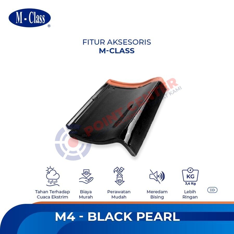 Genteng M-Class Lisplang M-4 warna Black Pearl - Image 2
