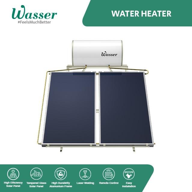 Wasser Water Heater Solar 180R-PITCHEDROOF - 180 Liter - Image 2