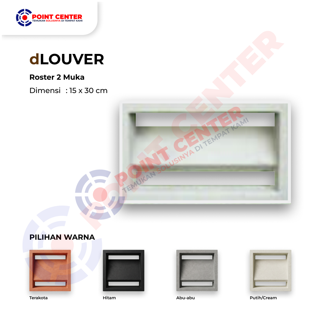 Roster 15 x 30 - 2 Muka dLouver