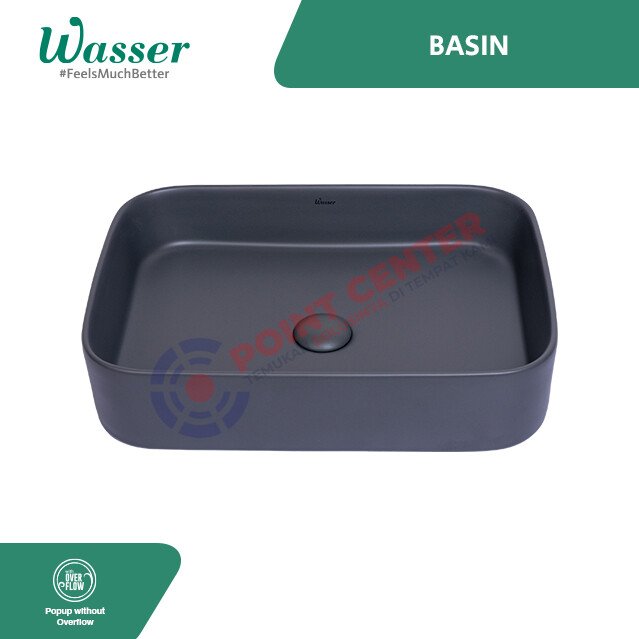 Wasser Over Countertop Basin BN-751 | Wastafel Meja Kotak - Image 2