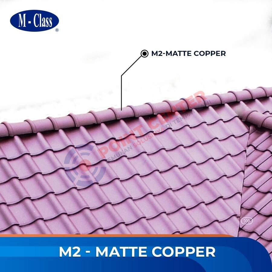 Genteng M-Class Nok (M-2) warna Copper per 10 keping - Image 4