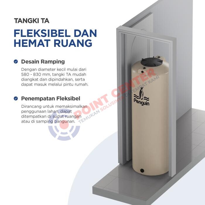 PENGUIN TANGKI TANDON Cylinder Tank 40 Liter - Image 5