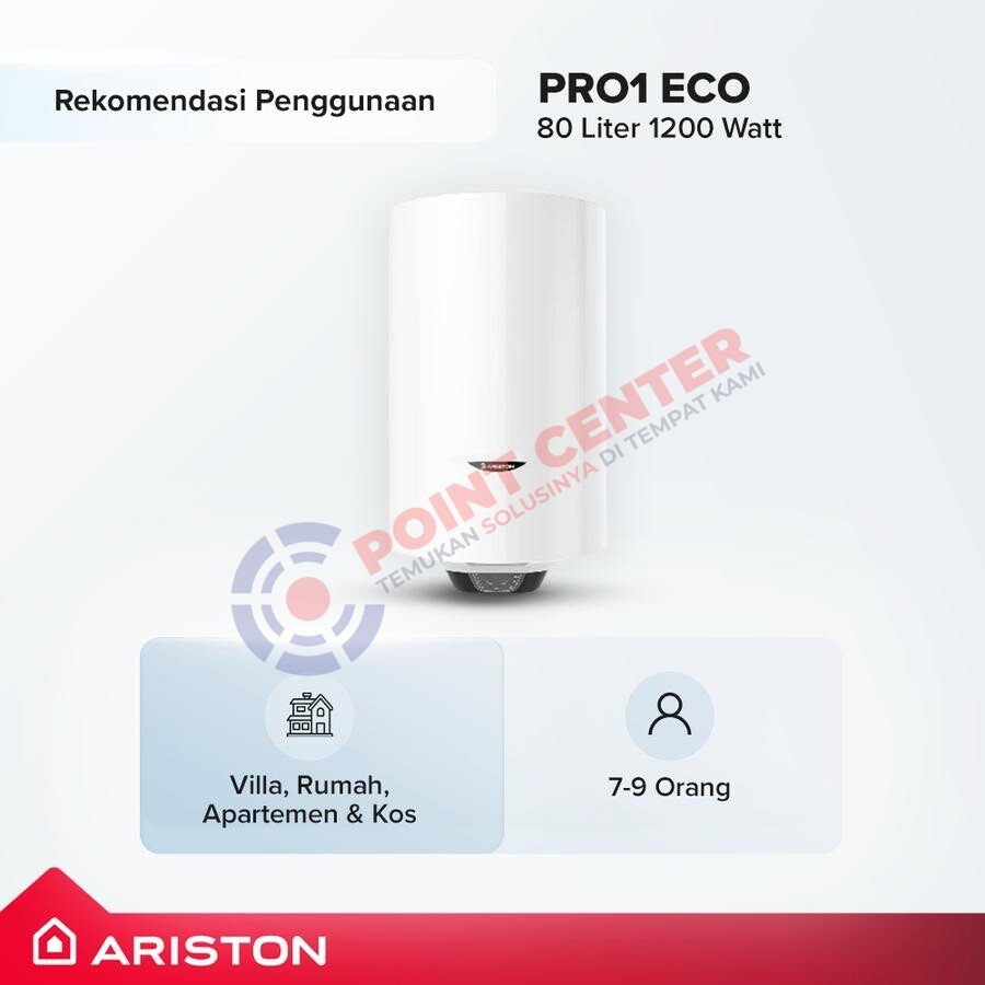 Ariston Water Heater PRO1 ECO 80L V 1,2K ID - Image 2