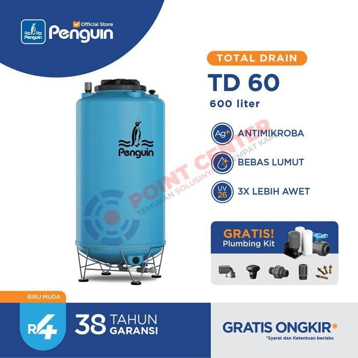 PENGUIN TANGKI TANDON Drain 600 Liter - Image 3