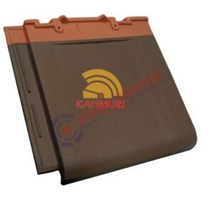 Genteng Keramik Kanmuri Full Flat Medi Brown