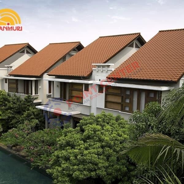Genteng Keramik Kanmuri Milenio Medi Orange