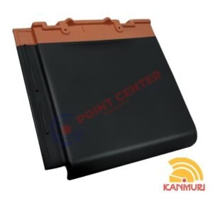 Genteng Keramik Kanmuri Full Flat Silk Black