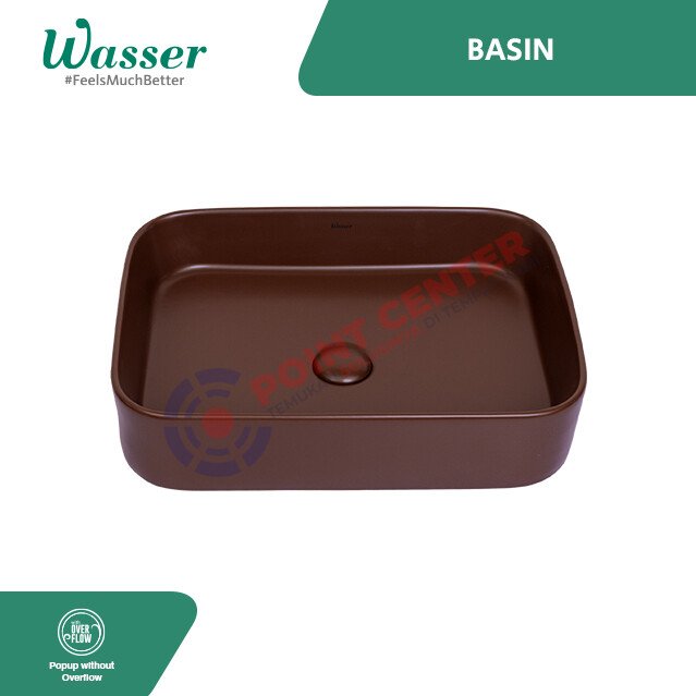 Wasser Over Countertop Basin BN-751 | Wastafel Meja Kotak