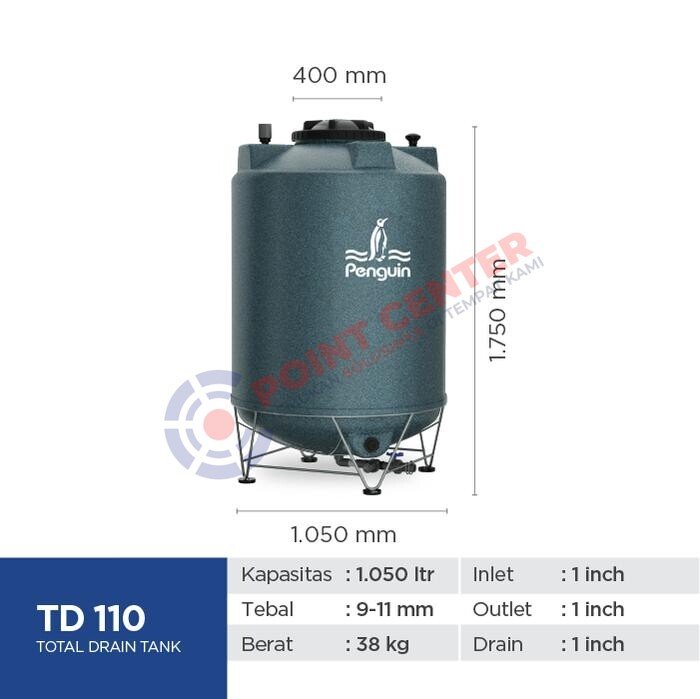 PENGUIN TANGKI TANDON Drain 1100 Liter - Image 2