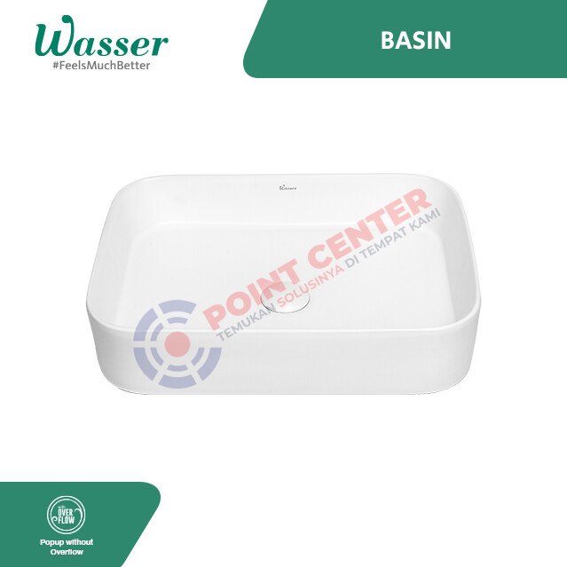 Wasser Over Countertop Basin BN-751 | Wastafel Meja Kotak - Image 5