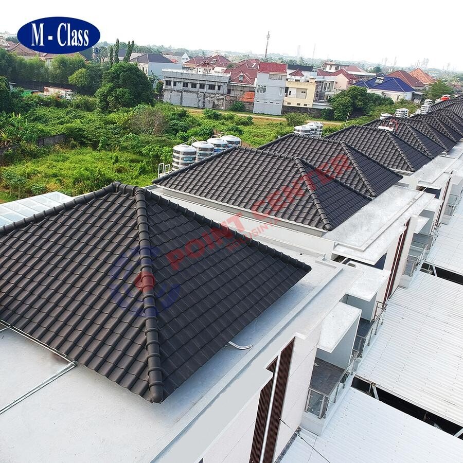 Genteng M-Class Badan (M-1) warna Matte Black per 100 keping - Image 6