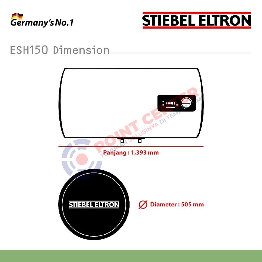 Stiebel Eltron Water Heater ESH150 150 L - Image 2