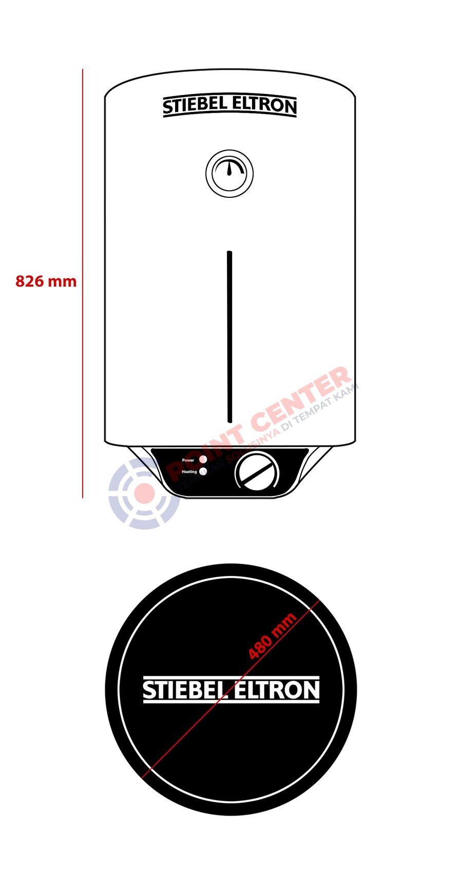 Stiebel Eltron Water Heater EVS80 80 L - Image 2