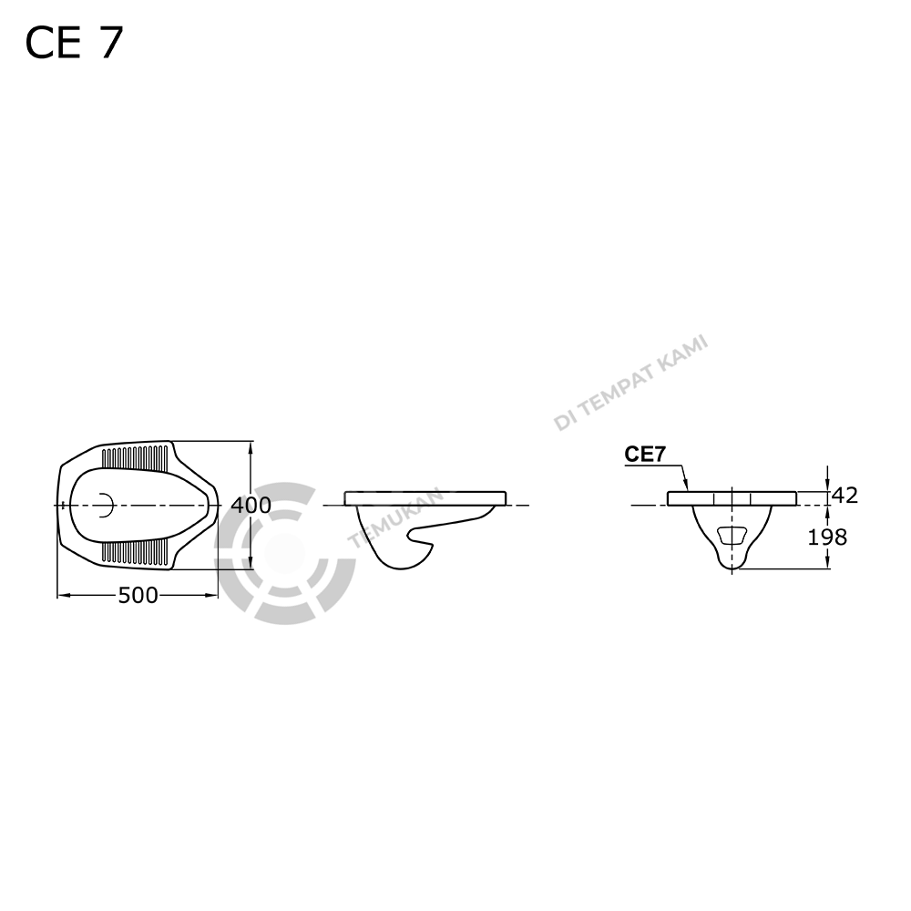 TOTO CE7 Squatting Toilet - Image 2