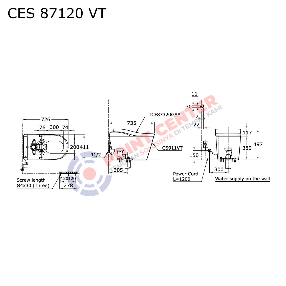 TOTO CES87120VT Smart Toilet Neorest LS - Image 2