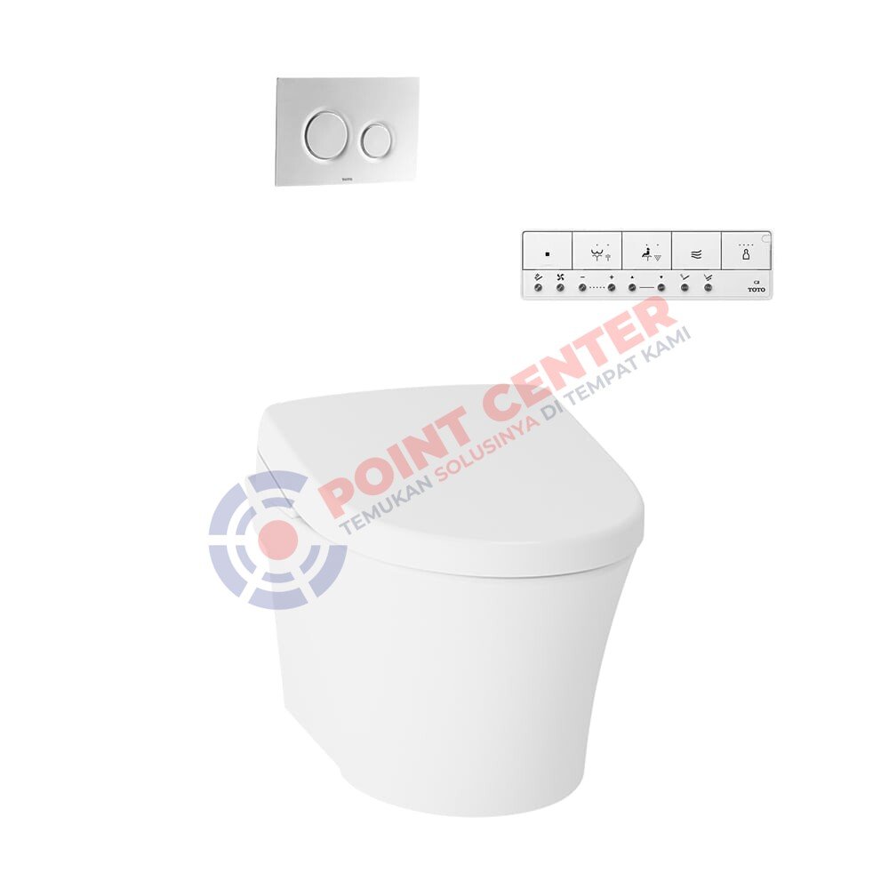TOTO CW822REJT2/WH172AAT Wall Hung Toilet with Washlet (Avante Series)