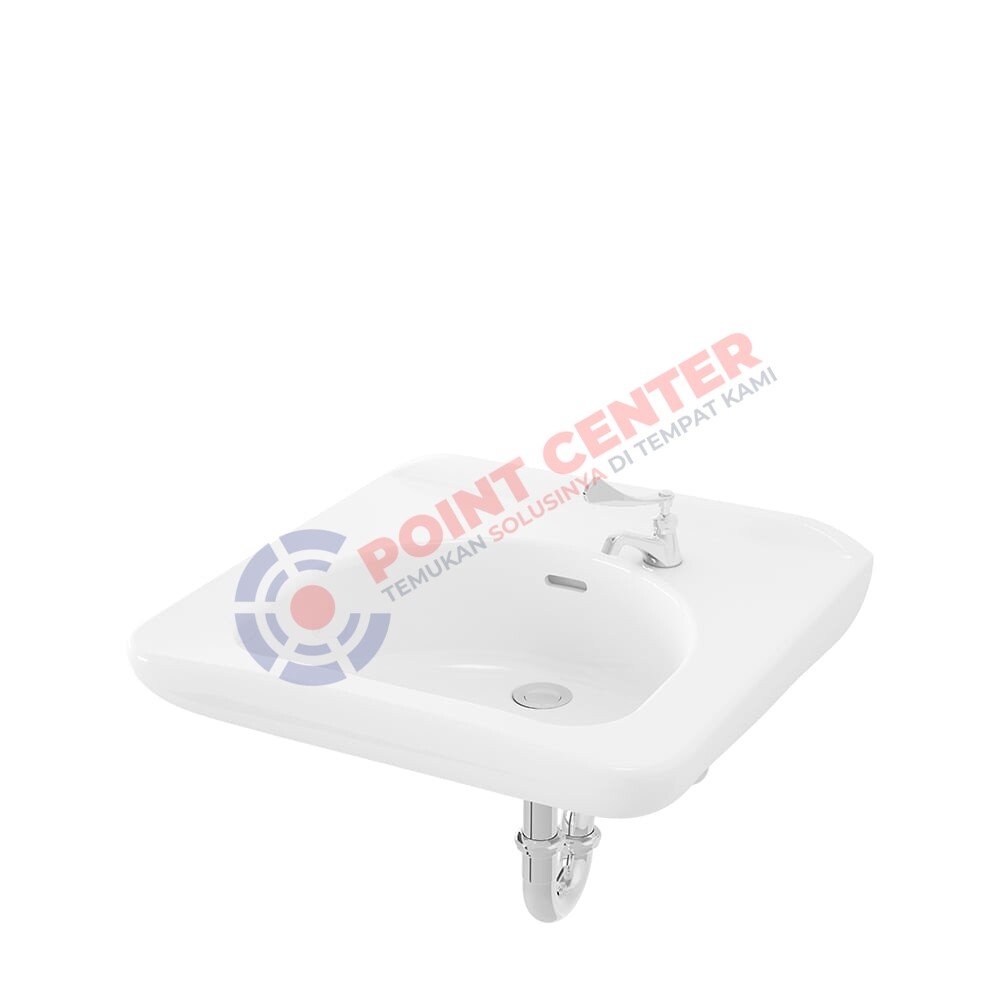 TOTO LW103JT1 Wall Hung Lavatory 1 Tap Hole