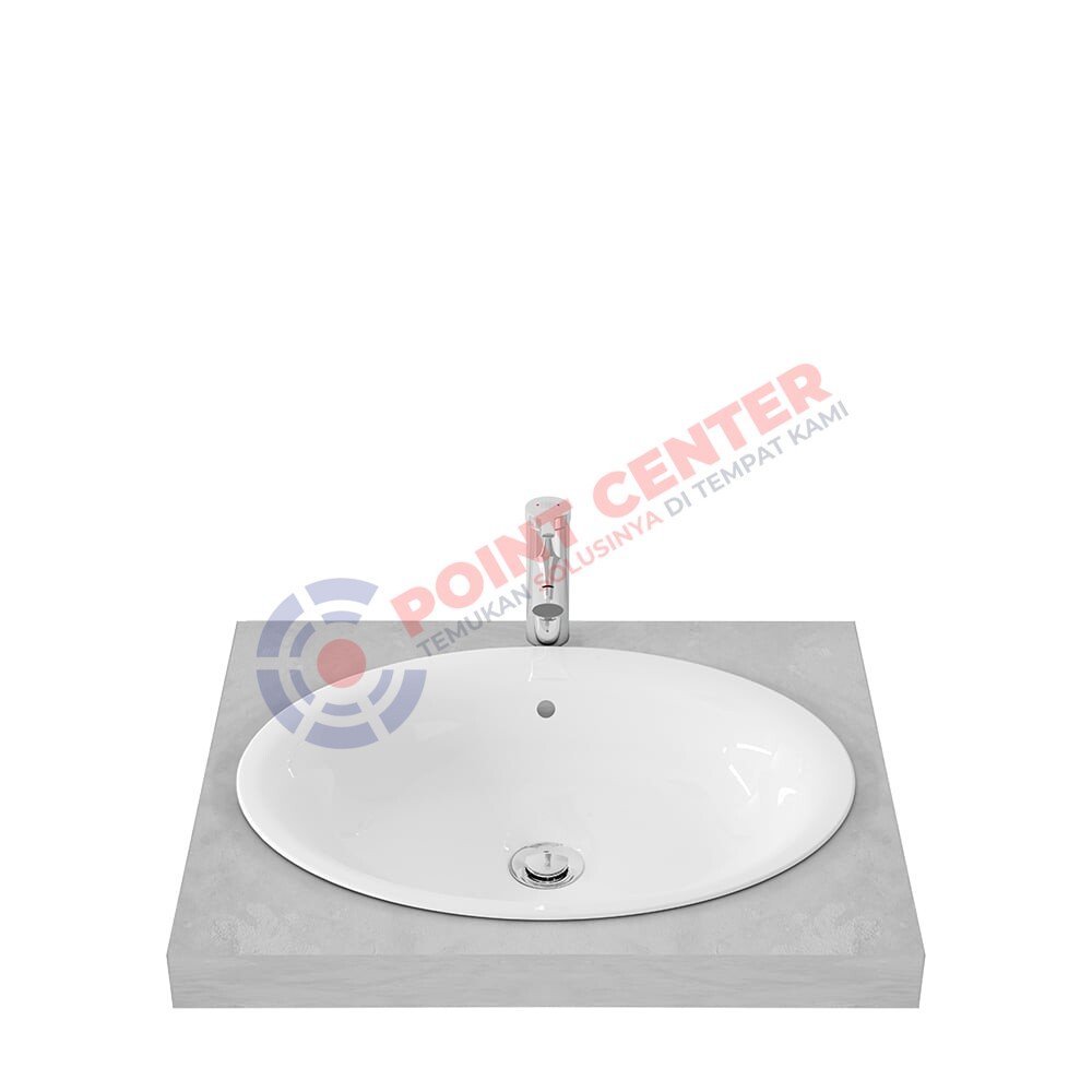 TOTO LW509J Self Rimming Lavatory 1 Tap Hole