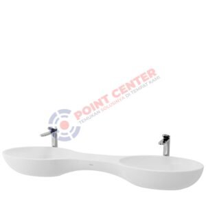 TOTO LW816J Twin Vessel Counter Lavatory (Le Muse Series)