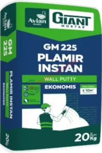 Giant Mortar 225 Plamir Instan Ekonomis 20 kg