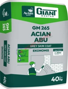 Giant Mortar 265 Acian Abu-abu Ekonomis 40 kg