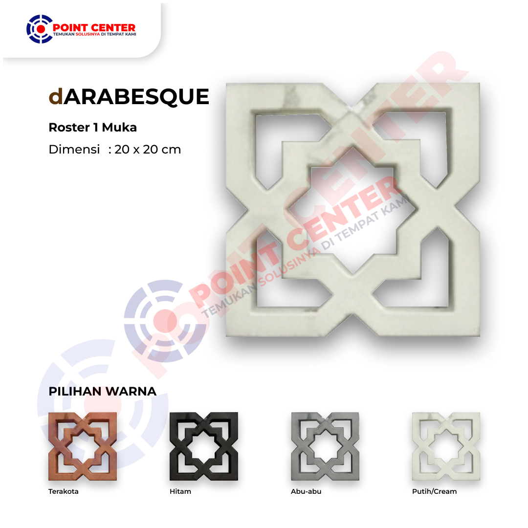Roster 20 x 20 - 1 Muka dArabesque