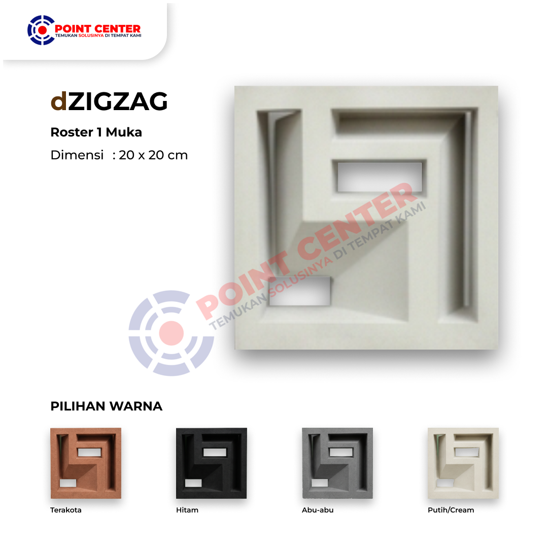 Roster 20 x 20 - 1 Muka dZigzag