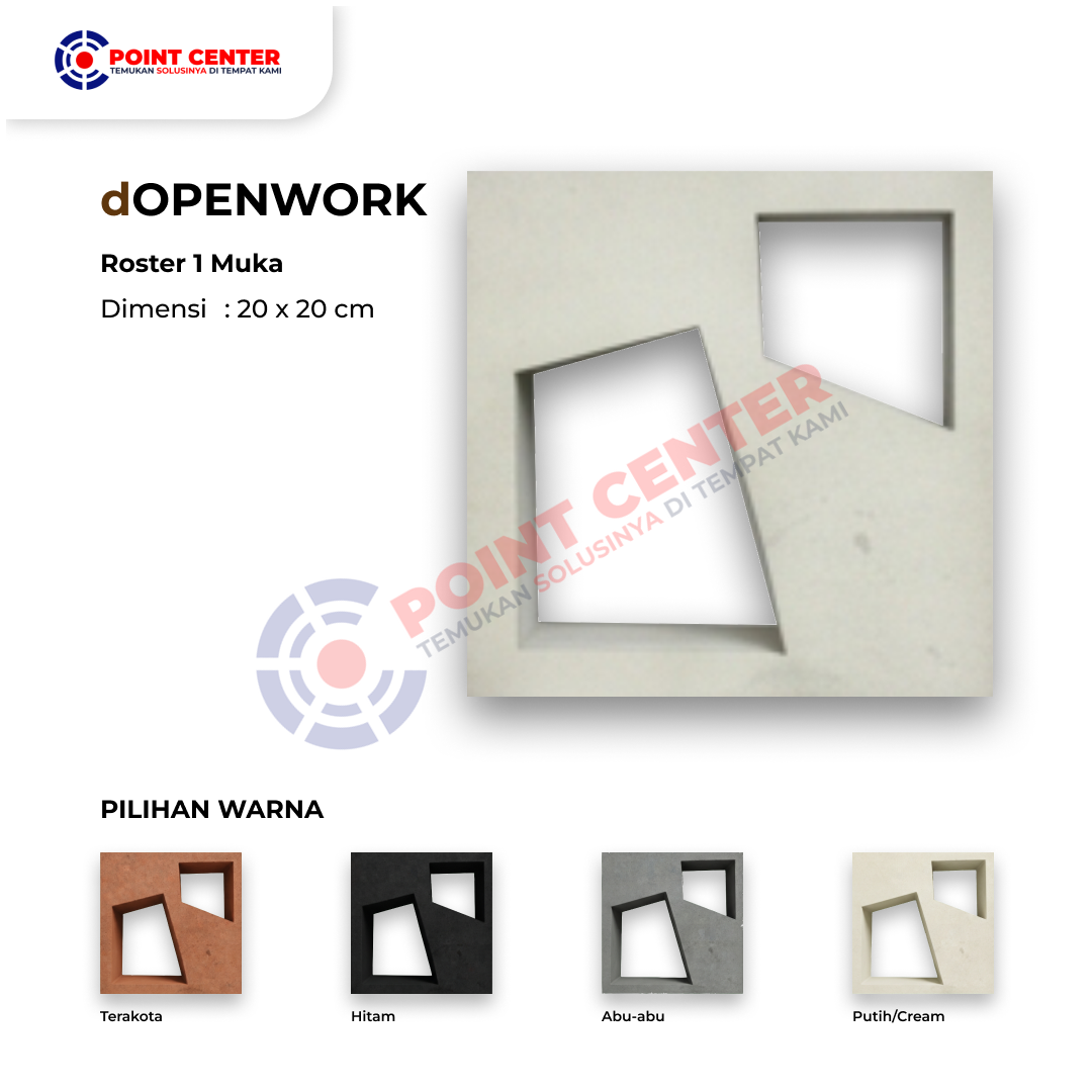 Roster 20 x 20 - 1 Muka dOpenwork