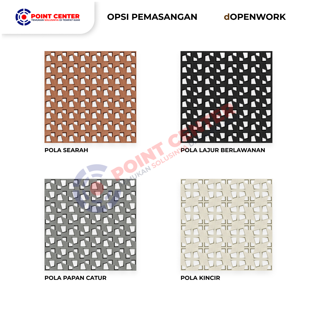 Roster 20 x 20 - 1 Muka dOpenwork - Image 2