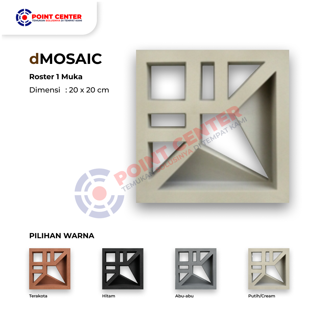 Roster 20 x 20 - 1 Muka dMosaic
