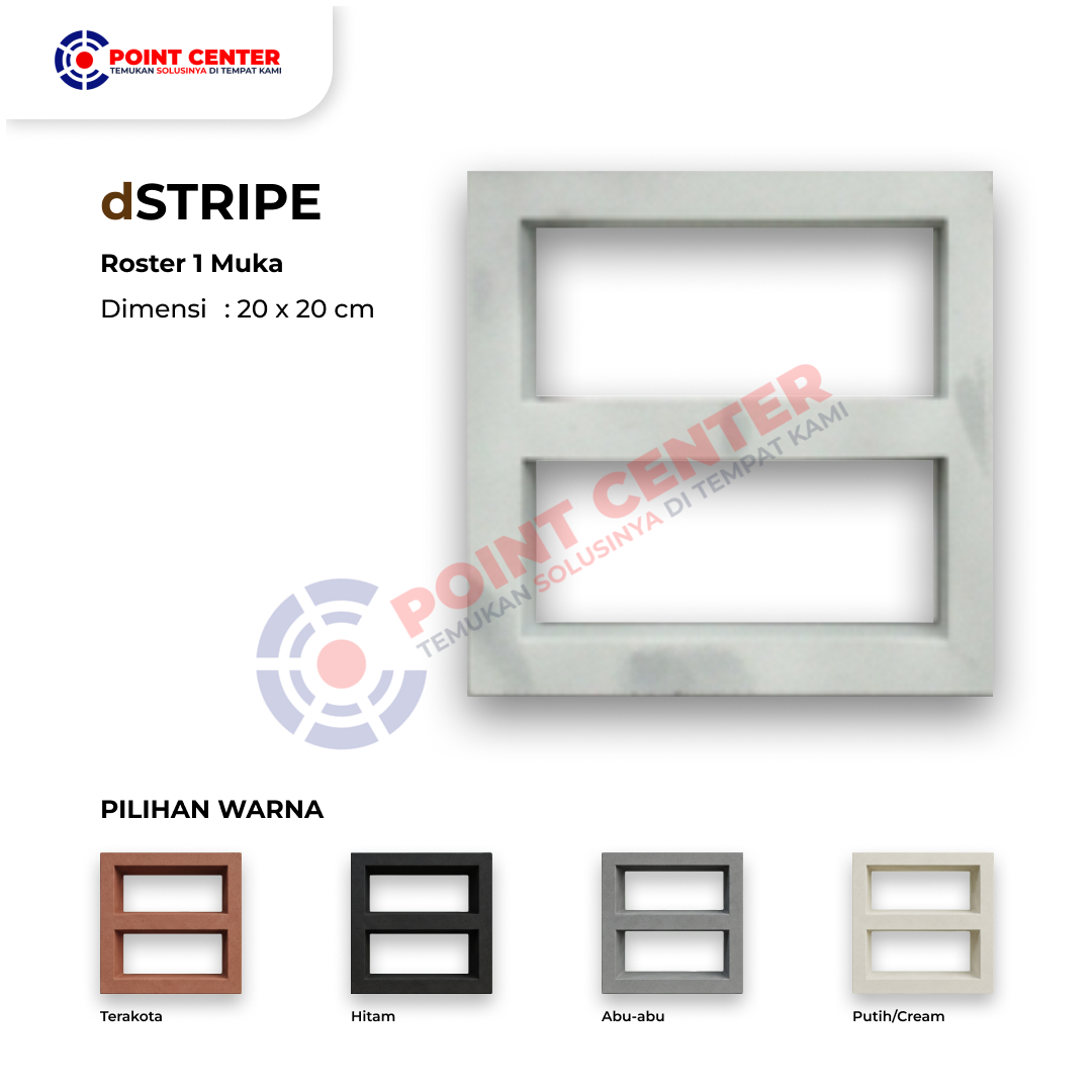 Roster 20 x 20 - 1 Muka dStripe