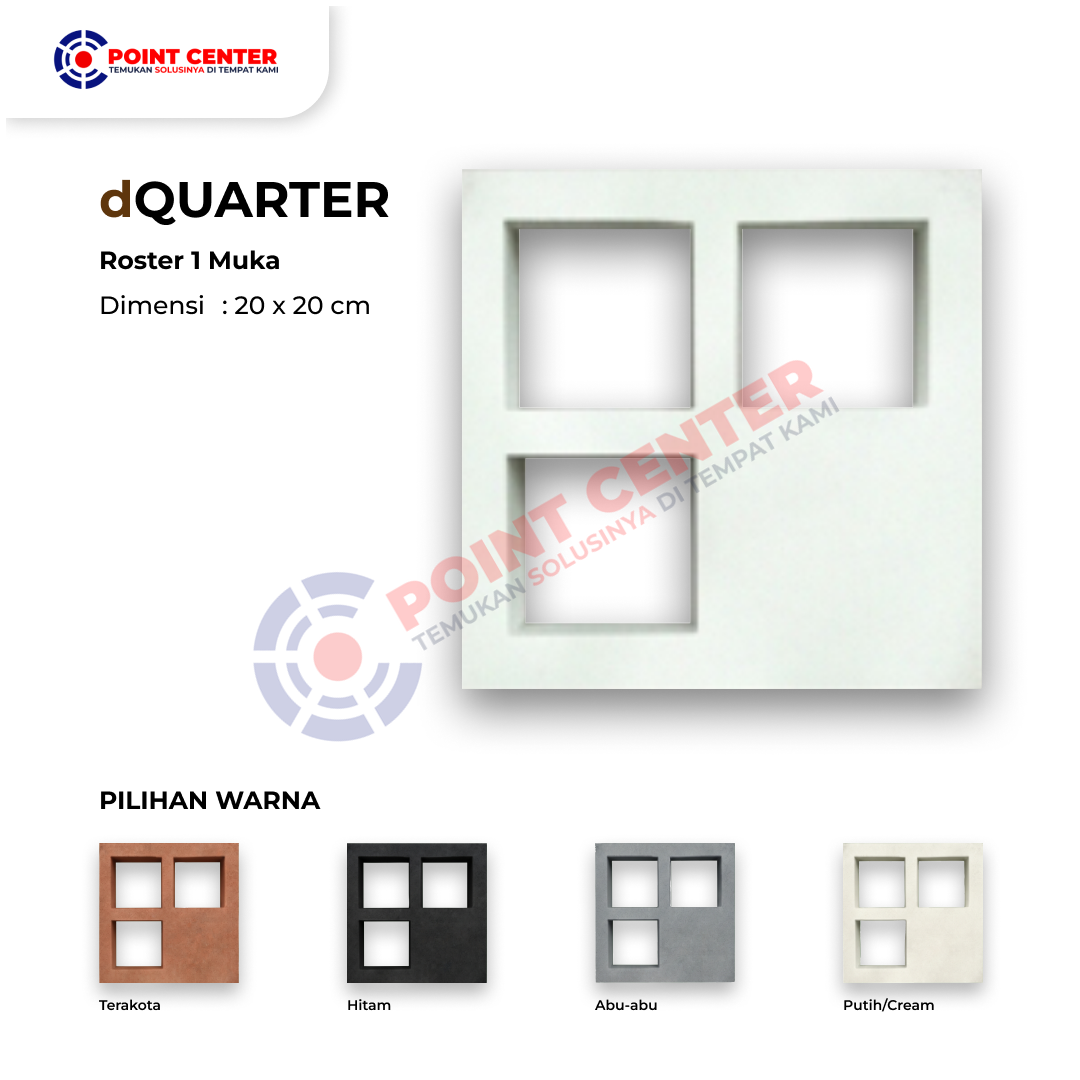 Roster 20 x 20 - 1 Muka dQuarter