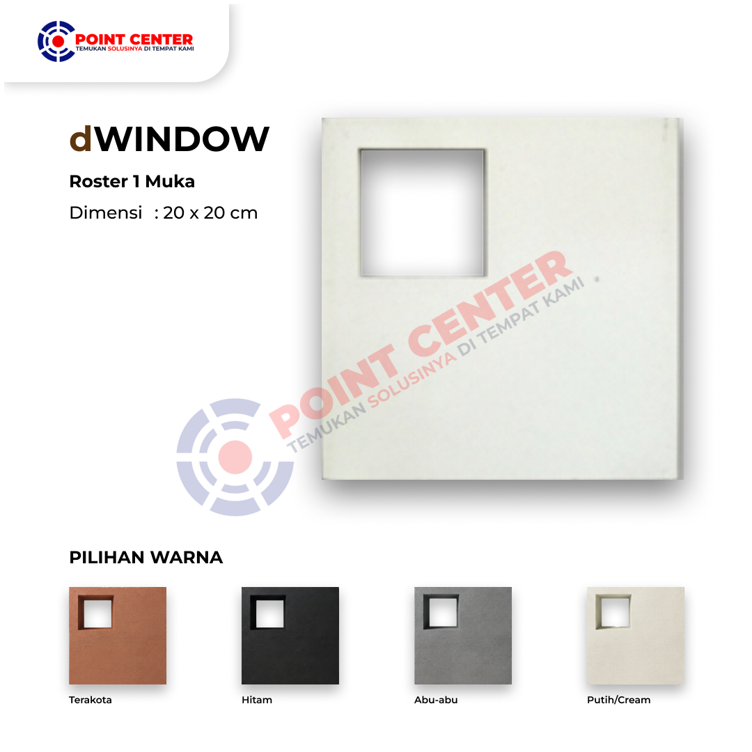 Roster 20 x 20 - 1 Muka dWindow