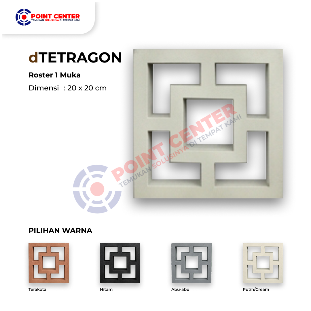Roster 20 x 20 - 1 Muka dTetragon