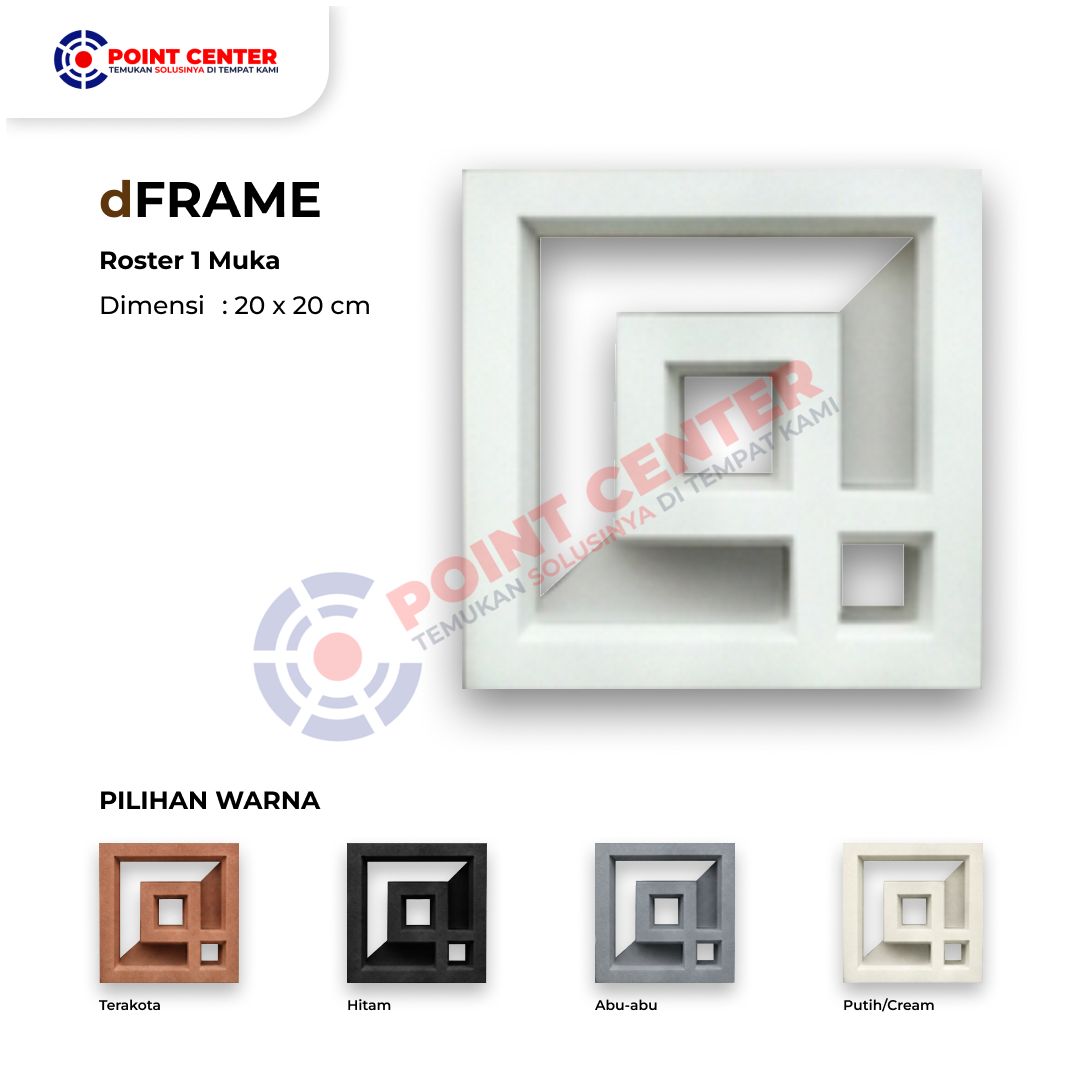 Roster 20 x 20 - 1 Muka dFrame
