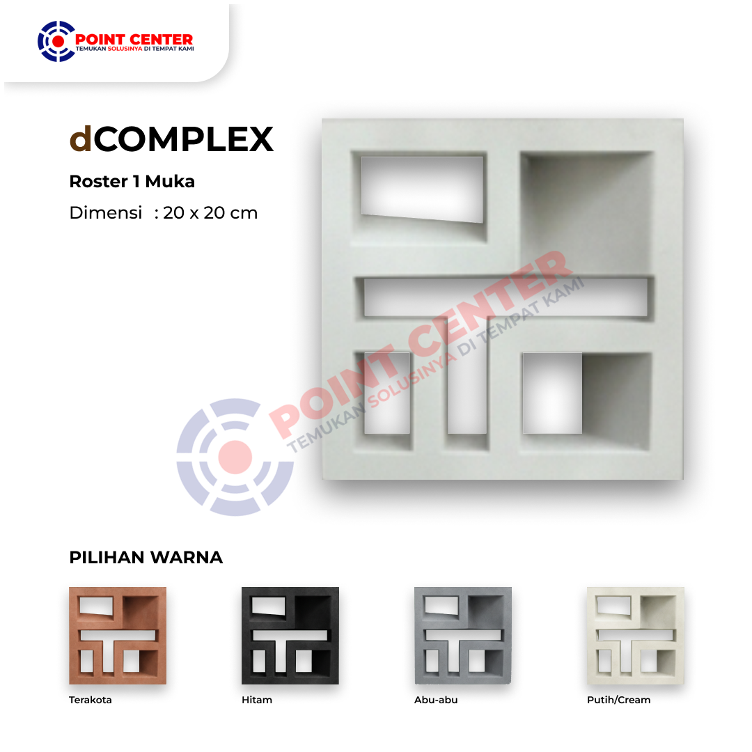 Roster 20 x 20 - 1 Muka dComplex