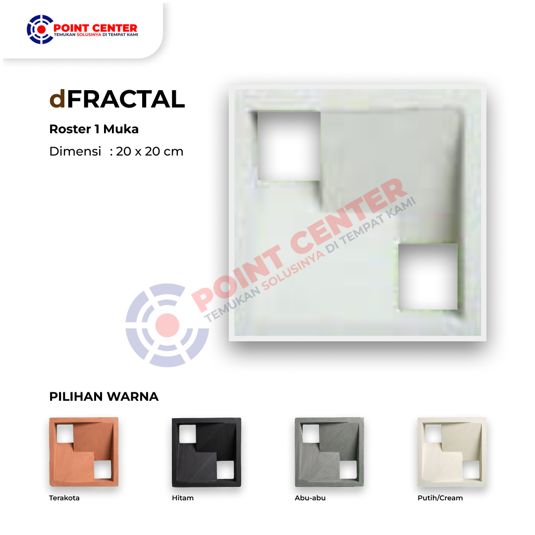 Roster 20 x 20 - 1 Muka dFractal