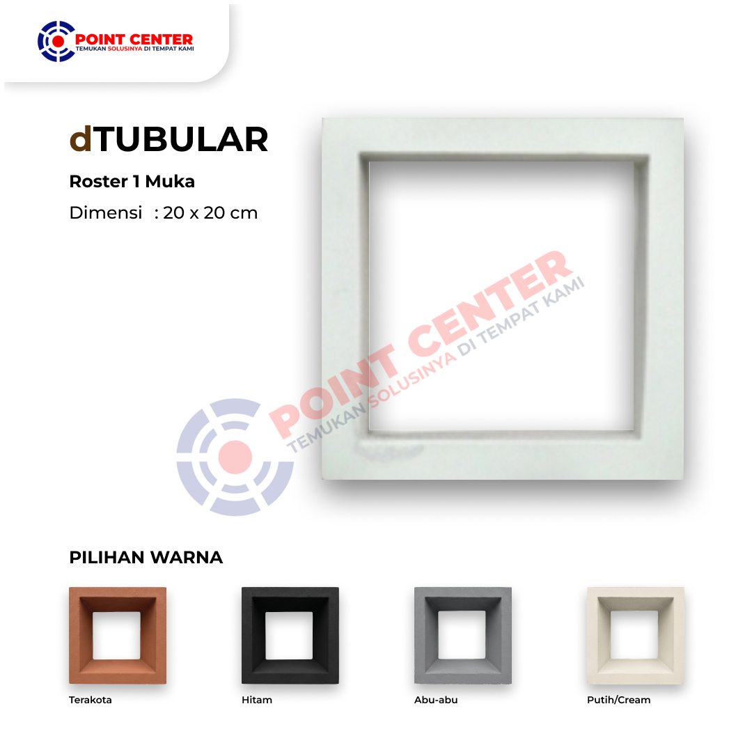 Roster 20 x 20 - 1 Muka dTubular