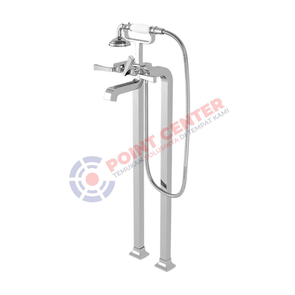 TOTO TX445SWV3Z Lever Handle Floor Standing Bath & Shower Set (Wenzal Series)