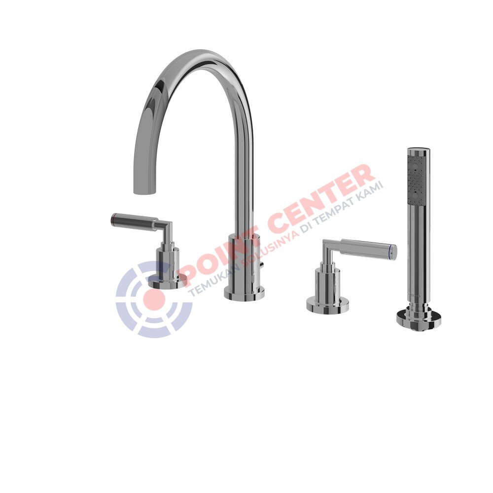 TOTO TX447SELN Lever Handle 4 Holes Bath & Shower Set (Ego II Series)