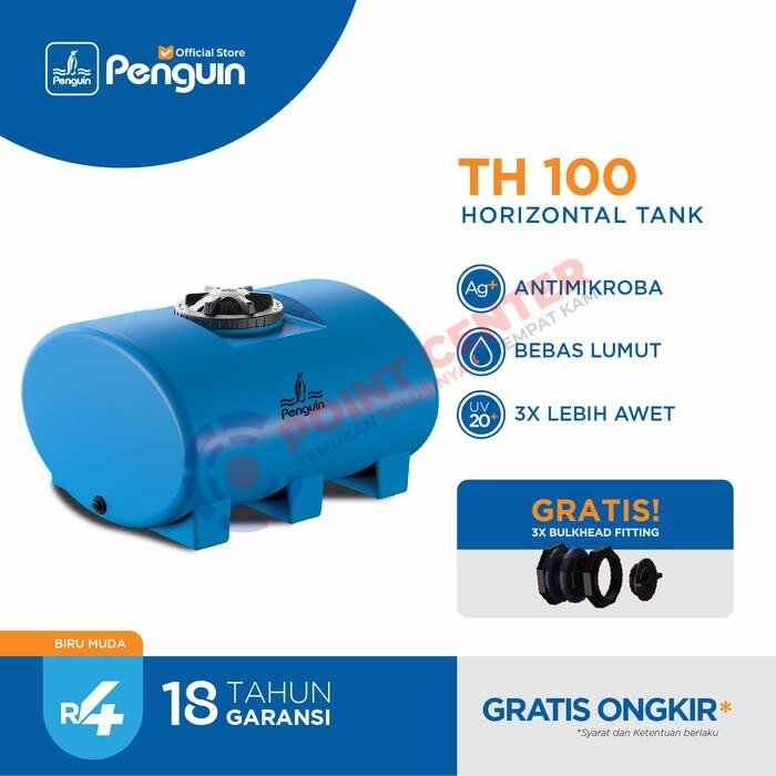 PENGUIN TANGKI TANDON Horizontal Tank 1000 Liter - Image 4