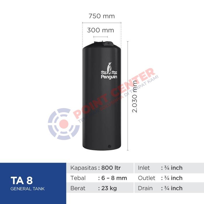 PENGUIN TANGKI TANDON Cylinder Tank 80 Liter - Image 2